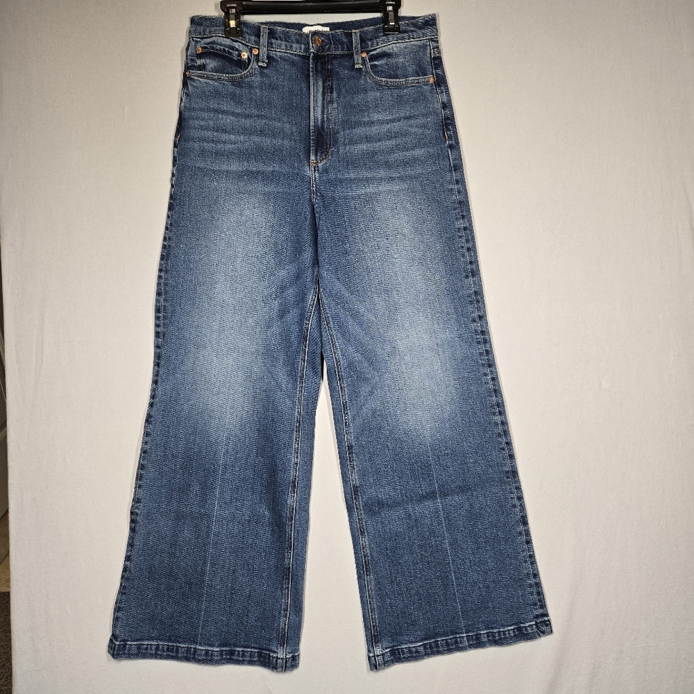 Pistola Lana Wide Leg High Rise Jeans Size 32 Cider Wash (32x31)